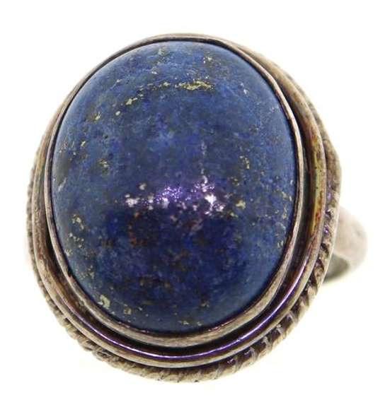 Vintage Sterling Silver Gem Stone Ring