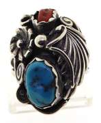 Vintage Sterling Silver Turquoise Ring