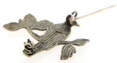 Vintage Sterling Silver Brooch .