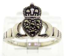 Vintage Sterling Irish Claddagh Ring