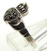 Vintage Sterling Irish Claddagh Ring