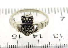 Vintage Sterling Irish Claddagh Ring