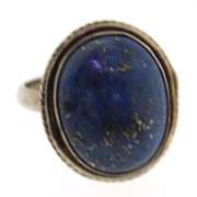 Vintage Sterling Silver Gem Stone Ring