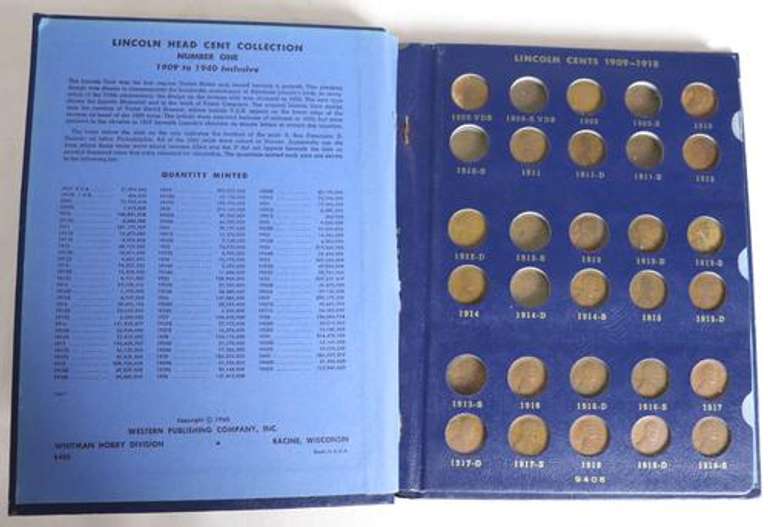 Nice Partial Set of Lincoln Head Cents 1909-1940
