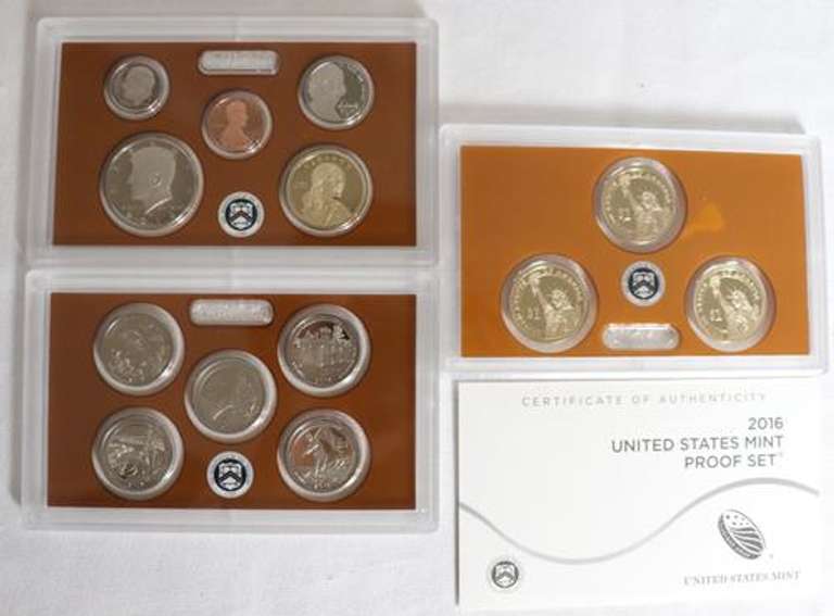 2016 & 2018 US Proof Sets