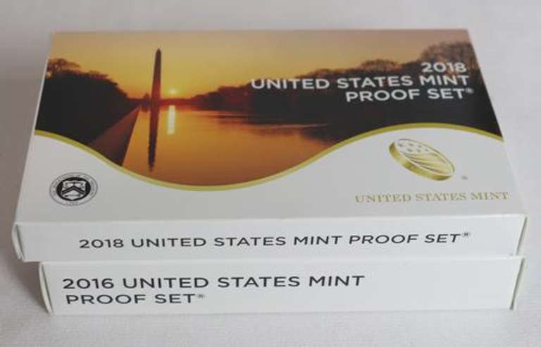 2016 & 2018 US Proof Sets