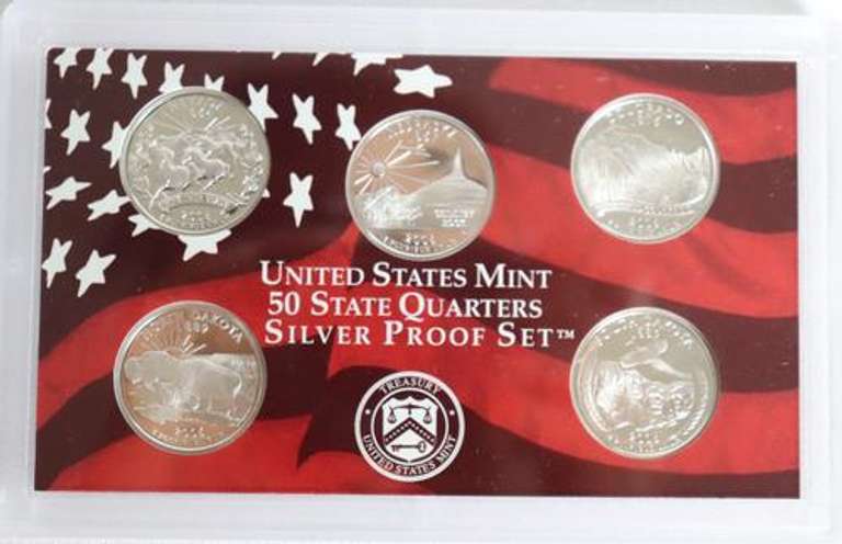 2004-2008 Silver Proof Quarter Sets