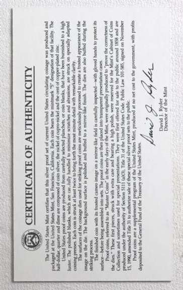 1992-1995 Silver Proof Sets