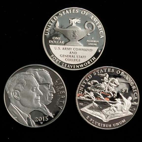 Mark Twain, March Of Dimes  & George Marshall PR Sil $