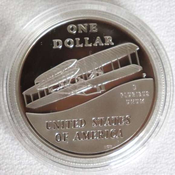 4 Silver Dollar Proofs With Boxs and Papers