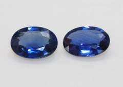 Flashy Sapphire Pair - 1.53 cts.
