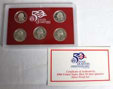 2004-2008 Silver Proof Quarter Sets