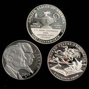 Mark Twain, March Of Dimes  & George Marshall PR Sil $