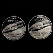 2 2003 Wright Bros First Fllight Proof Silver Dollars