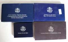 4 Silver Dollar Proofs With Boxs and Papers