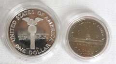 4 Silver Dollar Proofs With Boxs and Papers