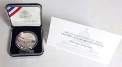 4 Silver Dollar Proofs With Boxs and Papers