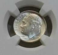 1953 Silver Roosevelt Dime NGC MS-65  GEM