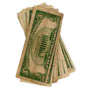 10 $ 5 Blue Seal Silver Certificates