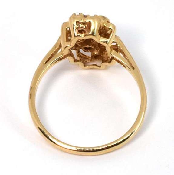 Cute Diamond Cluster Ring