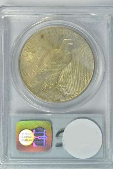 Solid Gem BU 1926-P Peace Silver Dollar. PCGS MS65