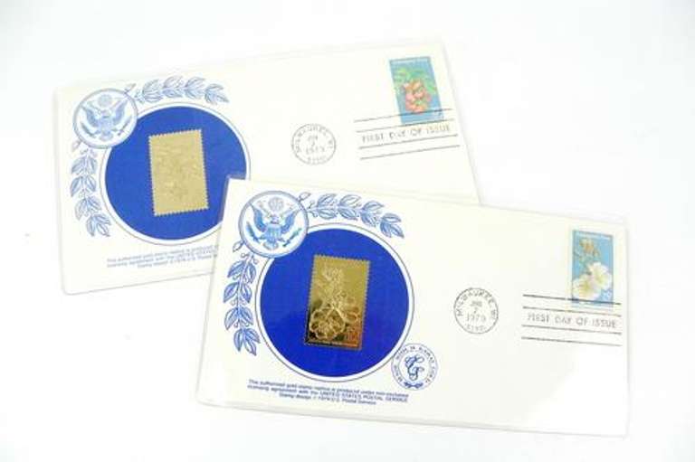 1979 Endangered Flora 1st Day Covers & 14K Stamps