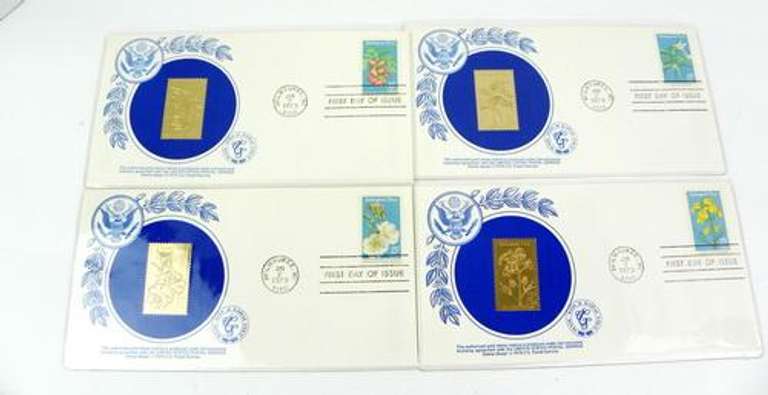1979 Endangered Flora 1st Day Covers & 14K Stamps