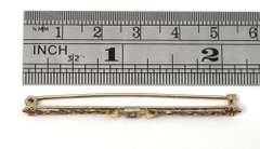 Nicely Styled Filigree Bar Pin