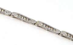 Demure White Gold Diamond Bracelet