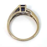 Sweet Synthetic Sapphire Ring