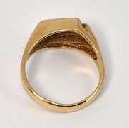 Sweet Grooved Diamond Ring