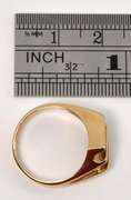 Sweet Grooved Diamond Ring