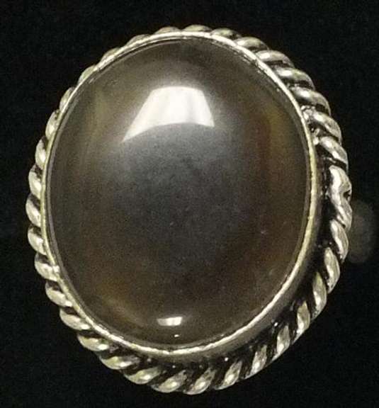Silver and Natural Stone
