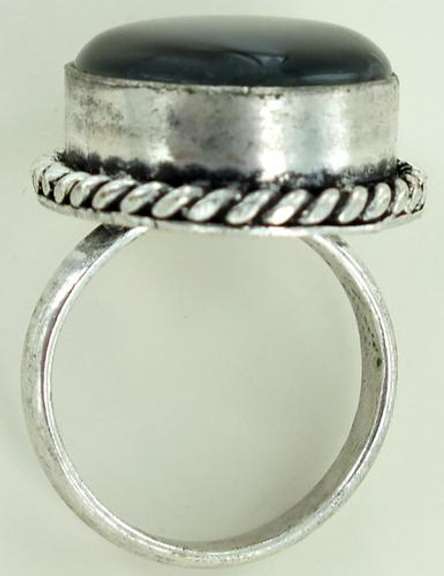 Silver and Natural Stone