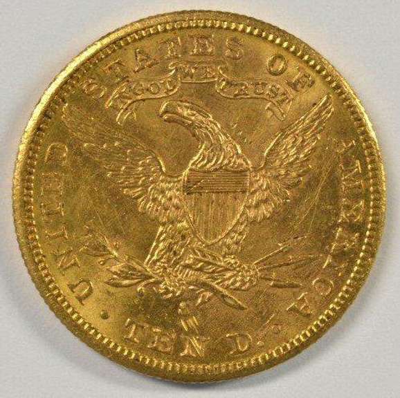 Flashy BU 1901-S $10 Liberty Gold Piece. Nice