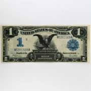 Near Unc 1899 $1 Black Eagle Silver Certificate
