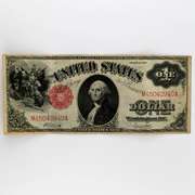 $1 Series 1917 US Note Landing of Columbus