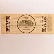 State Of South Carolina $5  3 2 1872 Revenue Bond Scrip