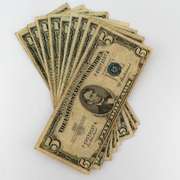 10 $ 5 Blue Seal Silver Certificates