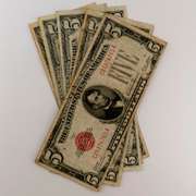 5 Assorted $ 5 Various 1928 Series Red Seal US Notes
