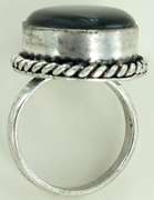 Silver and Natural Stone