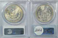 Near Gem BU 1881-S & 1883-O Morgan Dollars. MS64's