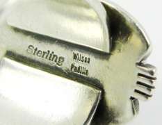 Wilson Padilla Sterling Turquoise Navajo Ring, 8