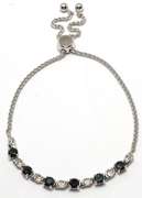 Elegant 2.3CTW Sapphire Bracelet in Sterling Silver