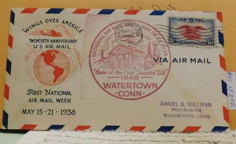 Postal Cover: 1 ea, May 15, 1938, First Day, Air Mail