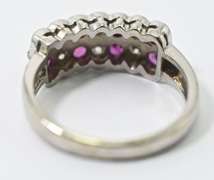 Absolutely Lovely Red Ruby and Diamond 14K Ring