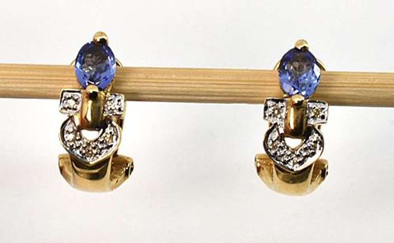 Easy to Wear Tanzanite Earrings