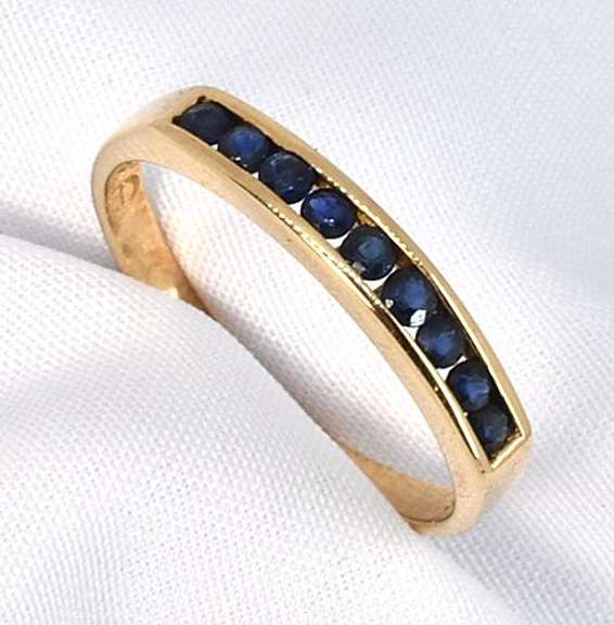 Versatile Channel Set Sapphire Ring