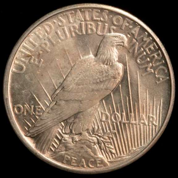 1921  Near Unc Semi Key Peace Dollar