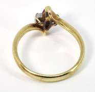 Sweet Marquise Ruby and Diamond Ring